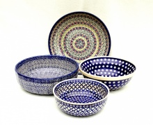 Schalen voor salades, fruit en groenten. In vele motieven verkrijgbaar.